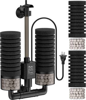-cw4646 445024946997 Aquarium Sponge Filter 5 W Submersible Small 80 Gph Fish Tank