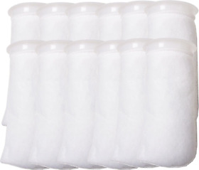 12 Pack 4 Inch Ring Filter Socks 200 Micron Aquarium Felt Bags