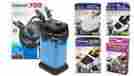 33215 Penn-plax Cascade 700 Canister Filter 6pk Floss 2pk Carbon Biosponge Biological Rings Pack