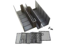 3dexcel 615827005536 Media Basket Set For Fluval Evo 13.5 Gallon Aquarium Chambers - 5 Tier Shelf