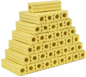 54pcs 3.8 Inch Long Large Aquarium Ceramic Filter Media Bio Blocks