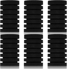 6 Pack Pre Filter Sponge Black Medium Intake Aquarium Replacement