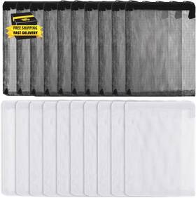754289  1 20 Pack Fish Tank Fine Mesh Bag Aquarium Filter Media Bags Reusable