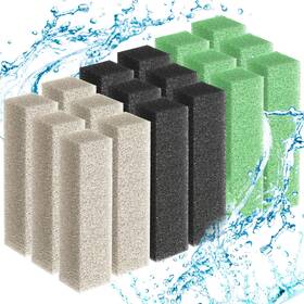 Aedove 744759831569 18 Count Ammonia Reducer Filter Pads For Aqueon Fish Tank Aquari