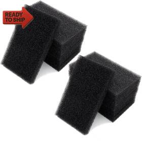 Afacygn 313100117142 Aquarium Bio Filter Media Sponge 6.28 X 4 0.78 Inch 12 Pack Cut-to-size Foam