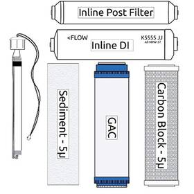 Afwfilters 783583352024 Ro Zoi Eta 7-stage Pure Filter Kit Incl. Uv Bulb