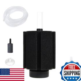 Alegi B0bztqrtf3 Aquarium Bio Sponge Filter Ceramic Media For Clear And Quiet Aquariums