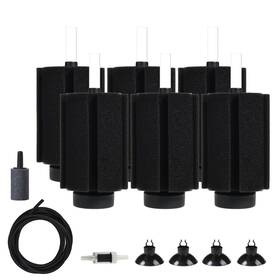 Alegi Sf680-6p Aquarium X Large Sponge Filter 150 Gallon 125 Gal With Air Ston