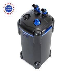 2-ecp1000l Amosijoy Filter 265gph Aquarium External 3 Stage Canister Ultra-quiet