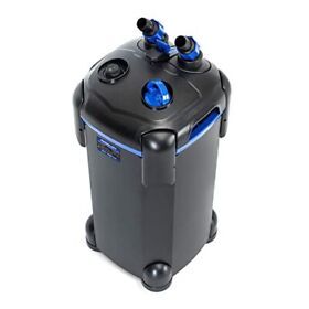 Amosijoy 660gph Ultra-quiet Canister Filter 3-stage External Aquarium