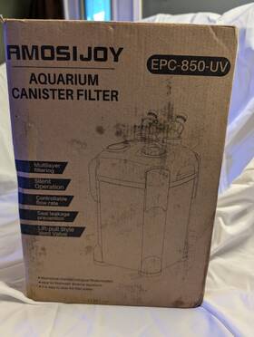 Epc-850-uv Amosijoy Ecp-850-uv Aquarium Canister Filter Brand New