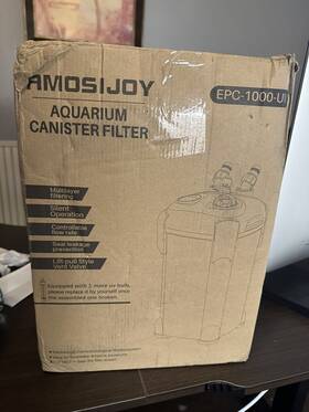 Epic-1000-uv Amosijoy Aquarium Canister Filter Epc-1000-uv New