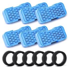 Aoogitf S5-6 6 Official Cat Fountain Filters 12 Pack 6 Sponges Blue