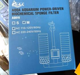 Aq016 Aqqa 1136 Aquarium Power-driven Biochemical Sponge Filter