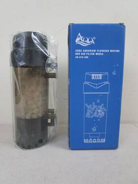 Aq-010-300 Aqqa Aquarium Fluidized Moving Bed Bio Filter Media 10-40 Gallon Fresh And Salt