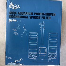 Aq-016 Aqqa Aquarium Power Driven Biochemical Durable Water Sponge Filter
