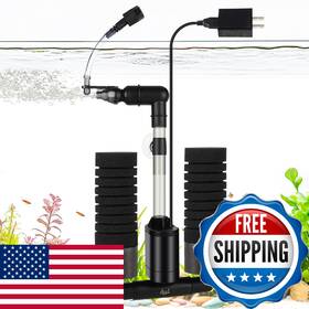 Aqqa B0fhk5sm7k Electric Sponge Filter For Aquarium Quiet Usb Powered Breeding And Shrimp F