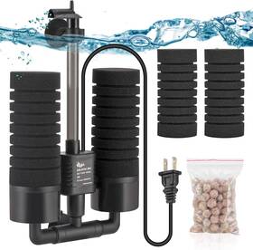 Fus-aq016-m Aqqa Aquarium Electric Power Sponge Filter 3w/5w Silence Submersible Foam Filte