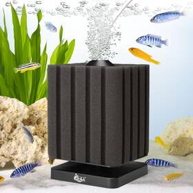 Gus-aq060-m-us Aqqa Sponge Filter For Aquarium Upgraded Whisper Betta Fish Submersible Fis