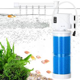 Gus-aq075-15w-us Aqqa Submersible Aquarium Filter Whisper Fish Tank Filters Adjustable Internal Pow