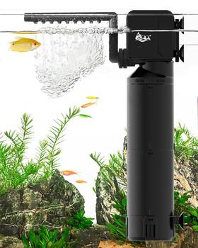 Liz88-aq126-25w-us Aqqa Dual-use Aquarium Filterfish Tank Filter Small Water 25w For 60-180 Gallon