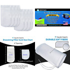 Aqu-2138 Drawstring Aquarium Filter Socks Micron Opening By Long Pack Premiu