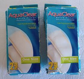 2-pks...4 Aqua-clear 015561105781 Quick Filters 2 Total - Fits Most Powerhead Models