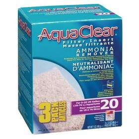 Aqua-clear 015561114103 Ra Ammonia Remover Filter Insert For Aquaclear 20/mini - 3 Pk