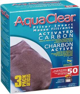 A1384 Aqua Clear 5x Aquaclear Activated Carbon Filters 50 Gallons Aquarium Compatible New
