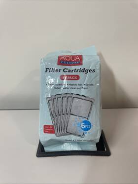 Wm-s6 Aqua Culture Filter Cartridges Size 6 5 Pack Aquarium Fish Tank Filters