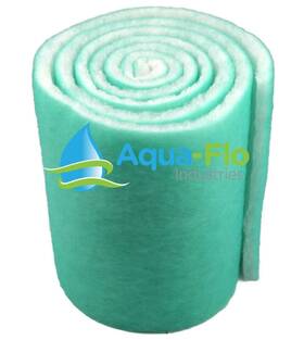 Aqua Flo 647627412306 Aqua-flo 12 Inch Pond And Aquarium Filter Media 72 6 Feet Long X 1 Thick Gree