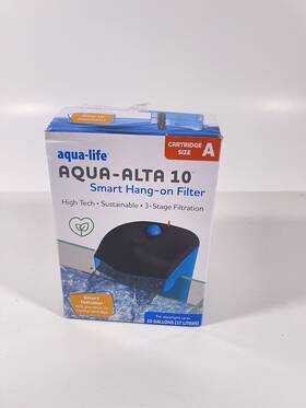 Aqua-life 030172096556 Aqua-alta 10 Aquarium Smart Hang On Filter New Open Box