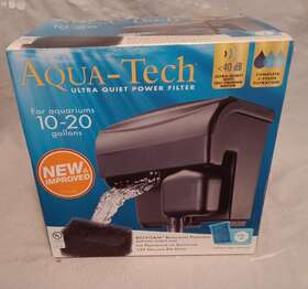 Aqua-tech 047431782648 New Ultra Quiet Power Filter For Aquariums 10-20 Gallons