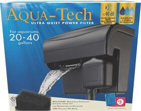 Aqua-tech 696397645247 Ultra Quiet Power Filter For Aquariums 20-40 Gallons