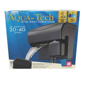 B08khy8b5v Aqua-tech Ultra Quiet Power Filter For 20-40 Gallon Aquariums