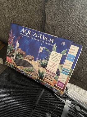 Pl-t735 Aqua-tech Premium Undergravel Filter For Aquariums New Open Box
