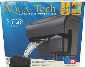 Aqua-tech Ultra Quiet Power Filter For Aquariums 20-40 Gallons