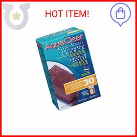 A602 Aquaclear 015561106023 30 Activated Carbon Insert Aquarium Filter Replacement Media