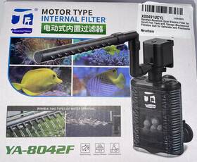 Ya-8042f Aquacrafman Aquarium Pump Motor Internal Filter Small Fish Tank Salt And Freshwater