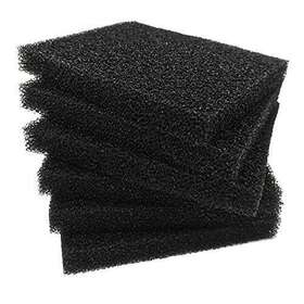 Aquafa 791751860141 Aquarium Bio Fitler Media Sponge 6.28 X 5.5 0.78 Inch 6pcs Foam Filter Pad Ins