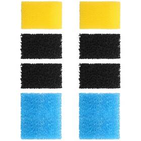 Aquamiracle 3019p Fish Tank Filter Replacement Sponges Black Blue Yellow