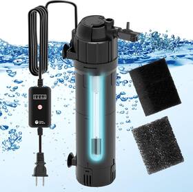 Aquamiracle 445000649638 Aquarium Filter Fish Tank Filters Green Water Cleaning Pump W