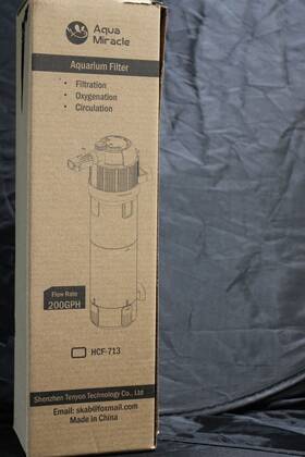 Hcf-713uv Aquamiracle 750264483667 Aquarium Filter True 3-stage Filtration Fish Tank Filters