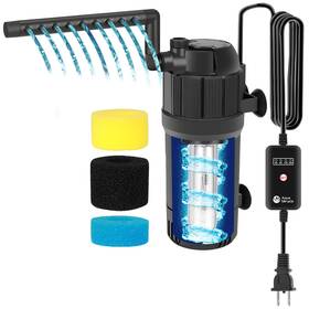 B0cwgy4xbn Aquamiracle Aquarium Filter Uv For Green Water Fish Tanks With Timer 4/8 10-40 G