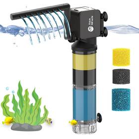Hcf-314f Aquamiracle Aquarium Filter For 40-150 Gallon Aquariums Fish Tank Filters Tu