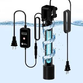 Hy-311 Aquamiracle Aquarium Filter U - V Fish Tank Filters For Green Water Pump Wit