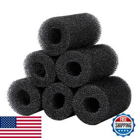 B0b5kw55yx Aquaneat 6-pack Pre-filter Sponge For Aquarium Shrimp Fry Fish Tank Filter 0.8 Inch