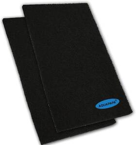 Aquanemo Fba Carb Pad 2p Activated Carbon Filter Media 2-pack 17.5 Inch X 11.8 Cut-to-fit Sponge Foam She