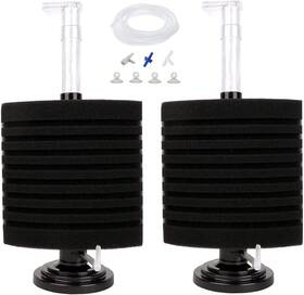 Aquapapa 753864205295 Bio Sponge Corner Filter For Aquarium Fish Tank 70-100 Gallon Each 2-pack