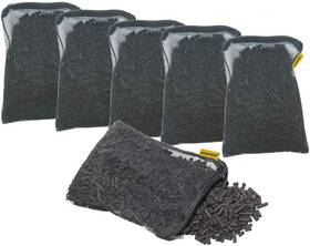 Carb-6 Aquapapa 6 Lbs Carbon Charcoal Filter Media Pellets In Mesh Bags For Aquarium Fish Tank